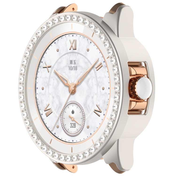 For Honor ROSSINI 2e Single Row Diamond Half Coverage Hollow TPU Watch Case