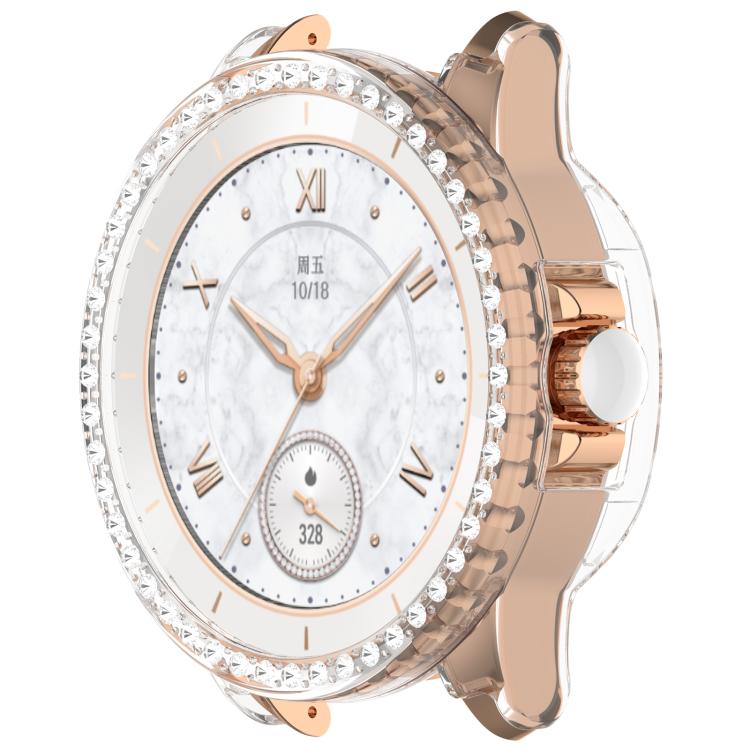 For Honor ROSSINI 2e Single Row Diamond Half Coverage Hollow TPU Watch Case