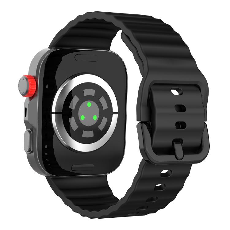 For Huawei Watch Fit 5 / Fit 5 Pro / Fit 4 Wave Texture Solid Color Silicone Watch Band