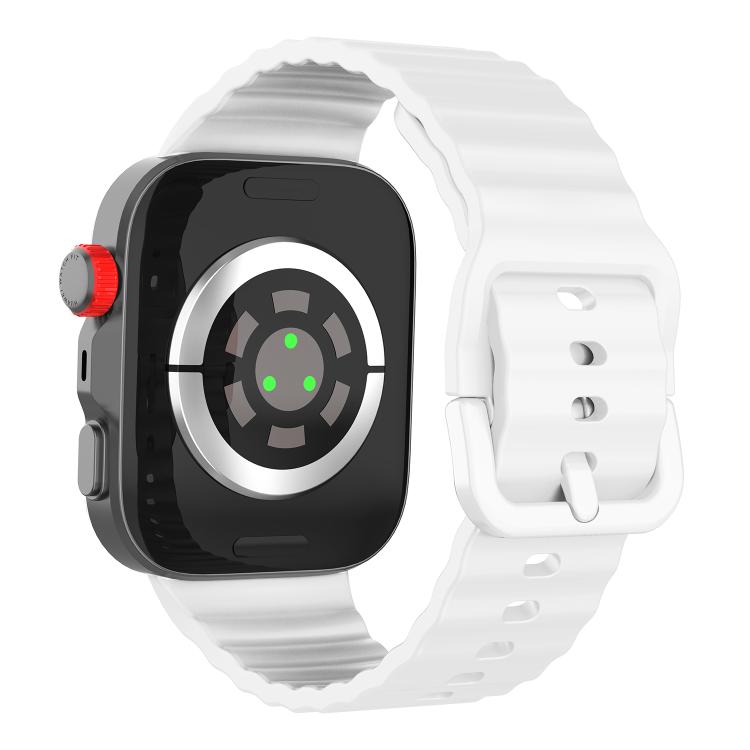 For Huawei Watch Fit 5 / Fit 5 Pro / Fit 4 Wave Texture Solid Color Silicone Watch Band
