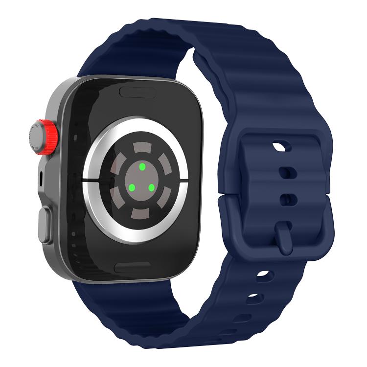 For Huawei Watch Fit 5 / Fit 5 Pro / Fit 4 Wave Texture Solid Color Silicone Watch Band