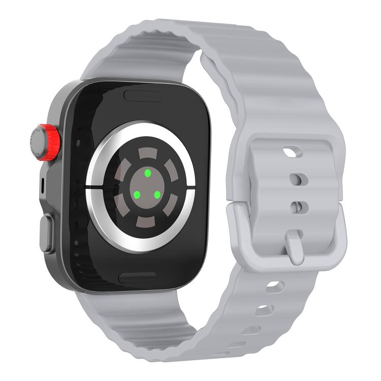 For Huawei Watch Fit 5 / Fit 5 Pro / Fit 4 Wave Texture Solid Color Silicone Watch Band
