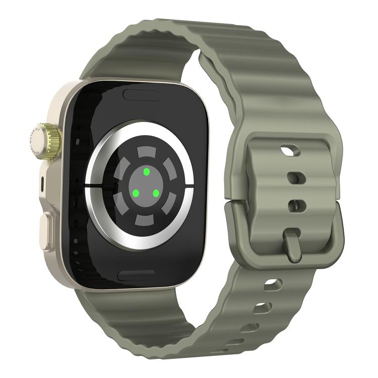 For Huawei Watch Fit 5 / Fit 5 Pro / Fit 4 Wave Texture Solid Color Silicone Watch Band