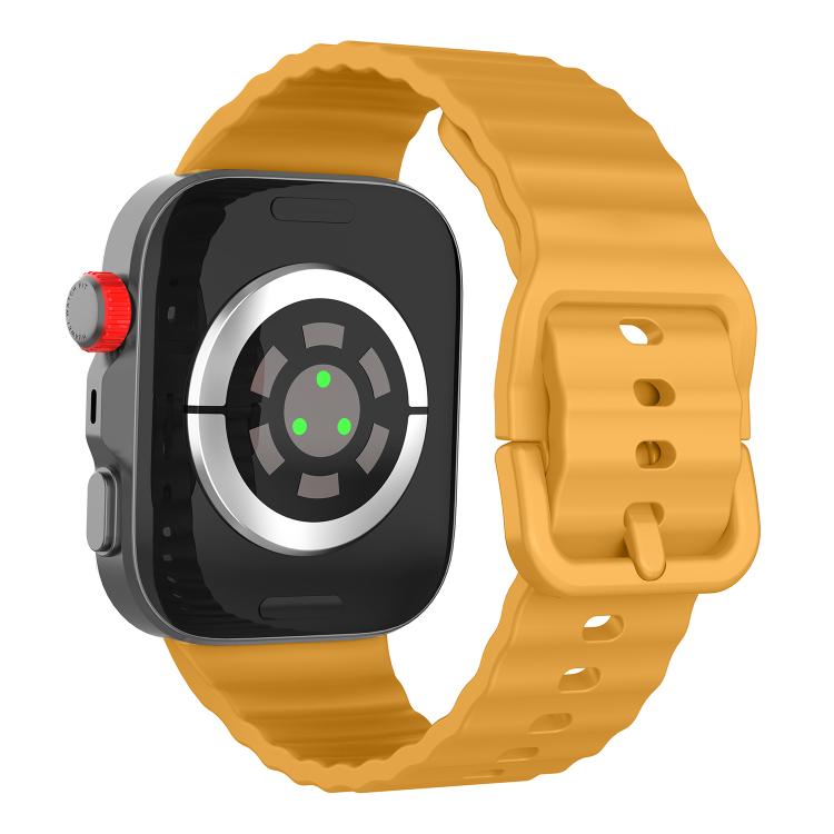 For Huawei Watch Fit 5 / Fit 5 Pro / Fit 4 Wave Texture Solid Color Silicone Watch Band
