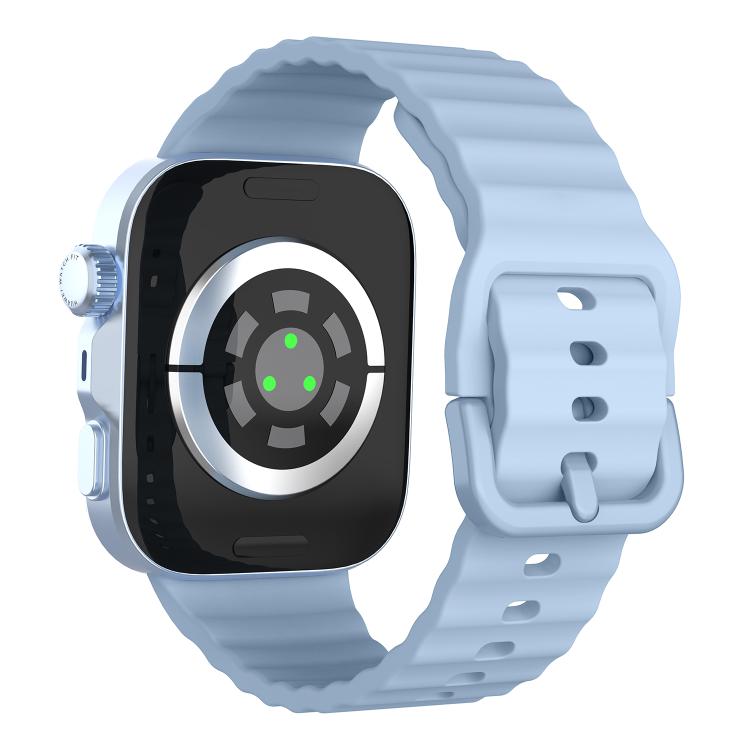 For Huawei Watch Fit 5 / Fit 5 Pro / Fit 4 Wave Texture Solid Color Silicone Watch Band
