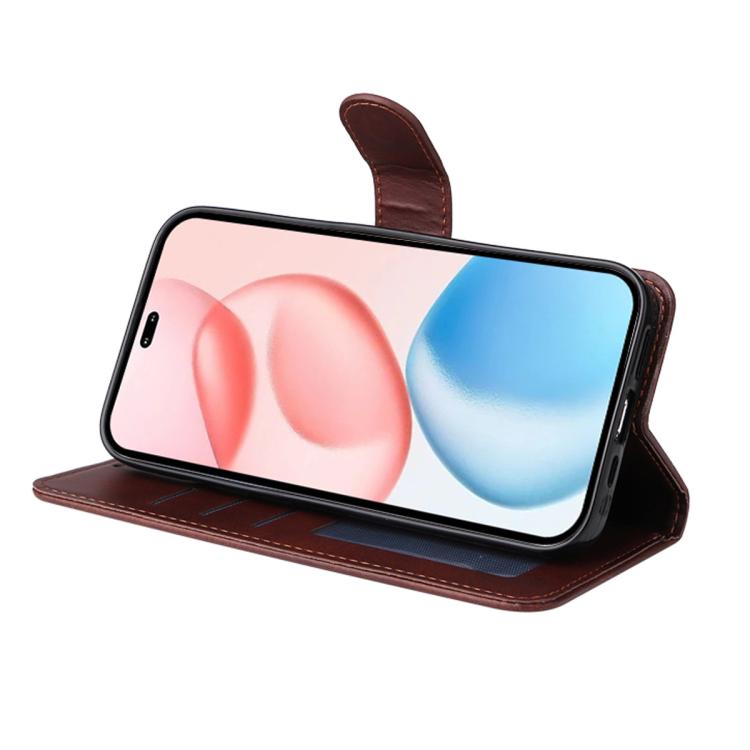 For Honor 400 Pro Global ENKAY Card Wallet Calf Texture Leather Phone Case with Full Glue Coverage Soft Hydrogel Film