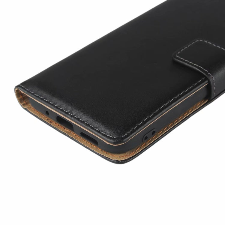 Leather Horizontal Flip Holster for Huawei Y5 2019 with Magnetic Clasp and Bracket and Card Slot and Wallet(Black)