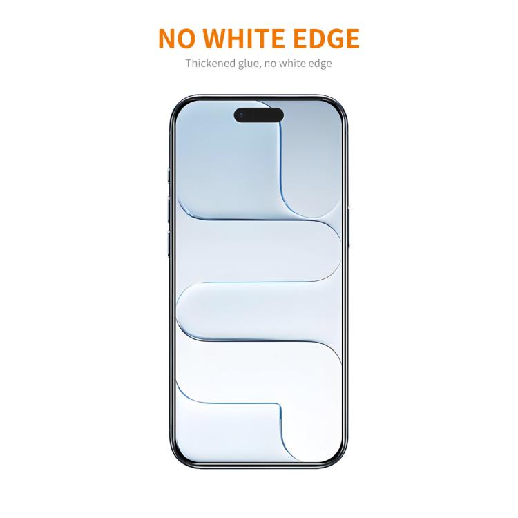 For iPhone Air ENKAY Thickened Glue No White Edge 9H Big Arc Edge High Aluminum-silicon Tempered Glass Film