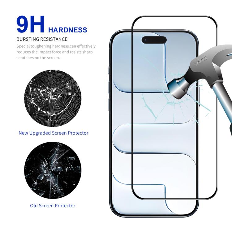 For iPhone Air ENKAY Thickened Glue No White Edge High Aluminum-silicon Tempered Glass Film