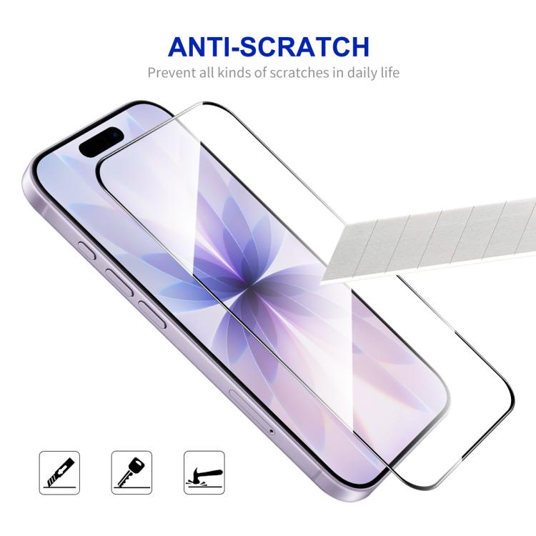 For iPhone 17 ENKAY Thickened Glue No White Edge High Aluminum-silicon Tempered Glass Film