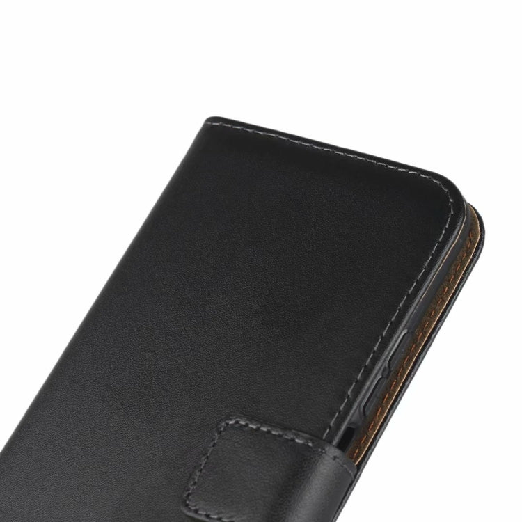 Leather Horizontal Flip Holster for Huawei Honor 20 Pro with Magnetic Clasp and Bracket and Card Slot and Wallet(Black)