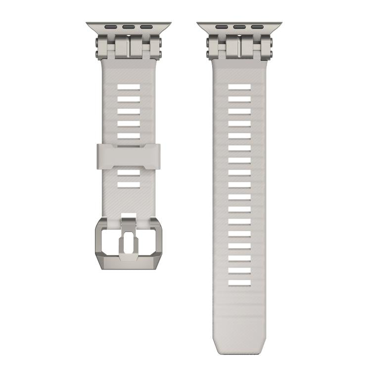 For Apple Watch 46mm / 49mm / 45mm / 44mm H016 Functional Series Twill Texture TPU Watch Band