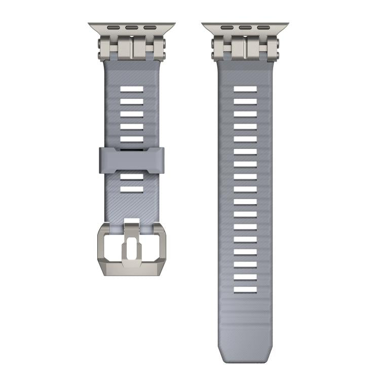 For Apple Watch 46mm / 49mm / 45mm / 44mm H016 Functional Series Twill Texture TPU Watch Band