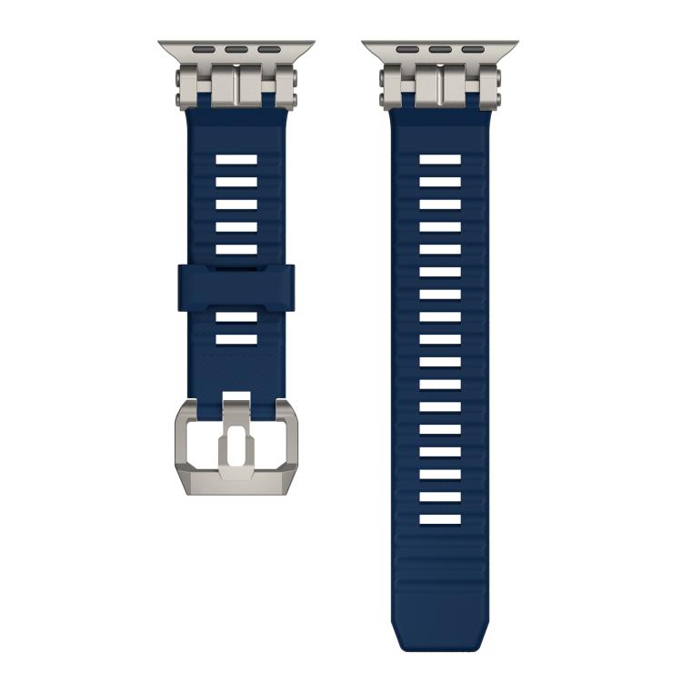 For Apple Watch 46mm / 49mm / 45mm / 44mm H016 Functional Series Twill Texture TPU Watch Band