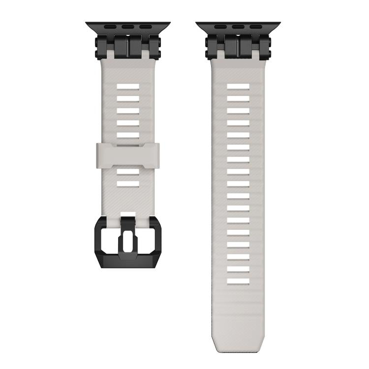 For Apple Watch 46mm / 49mm / 45mm / 44mm H016 Functional Series Twill Texture TPU Watch Band