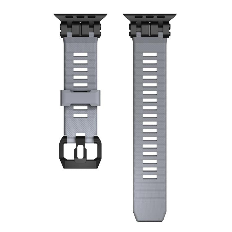 For Apple Watch 46mm / 49mm / 45mm / 44mm H016 Functional Series Twill Texture TPU Watch Band