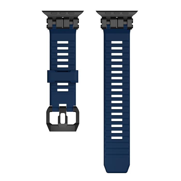 For Apple Watch 46mm / 49mm / 45mm / 44mm H016 Functional Series Twill Texture TPU Watch Band