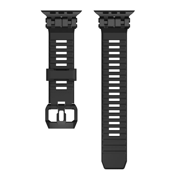 For Apple Watch 46mm / 49mm / 45mm / 44mm H016 Functional Series Twill Texture TPU Watch Band