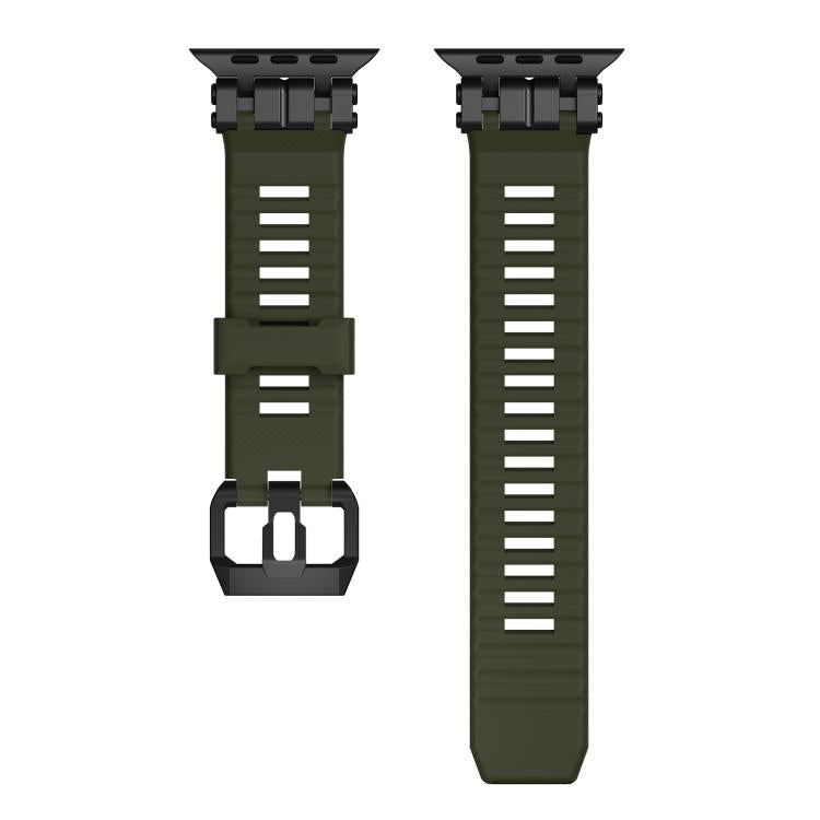 For Apple Watch 46mm / 49mm / 45mm / 44mm H016 Functional Series Twill Texture TPU Watch Band