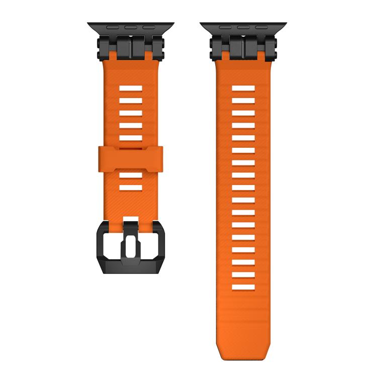 For Apple Watch 46mm / 49mm / 45mm / 44mm H016 Functional Series Twill Texture TPU Watch Band