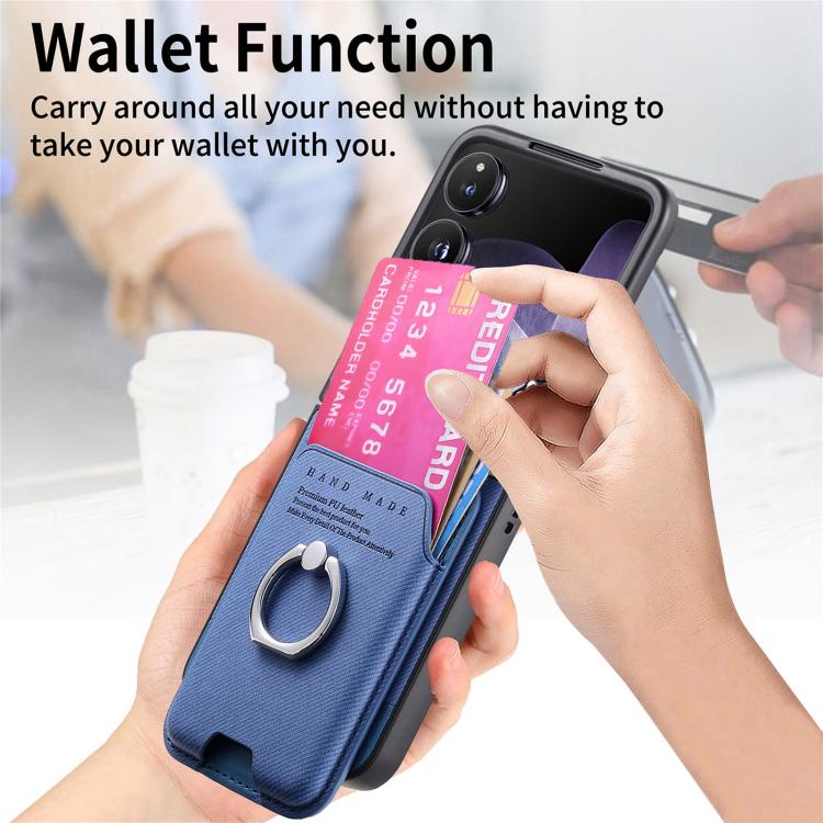 For Xiaomi Mix Flip Twill Fabric Card Bag Ring Magnetic Back Phone Case