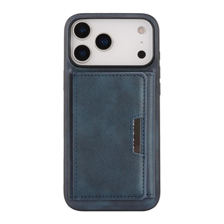 For iPhone 17 Pro Kalebol Strong Magnetic MagSafe Tri-Fold Wallet Leather Phone Case
