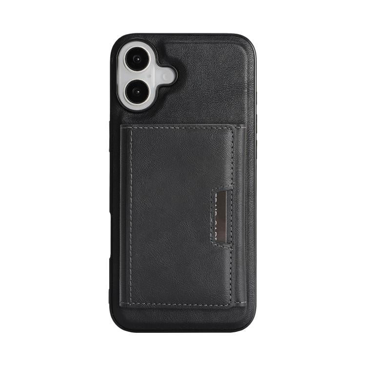 For iPhone 17 Kalebol Strong Magnetic MagSafe Tri-Fold Wallet Leather Phone Case