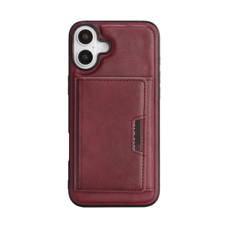 For iPhone 17 Kalebol Strong Magnetic MagSafe Tri-Fold Wallet Leather Phone Case