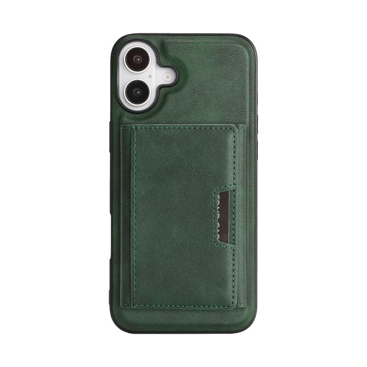 For iPhone 17 Kalebol Strong Magnetic MagSafe Tri-Fold Wallet Leather Phone Case