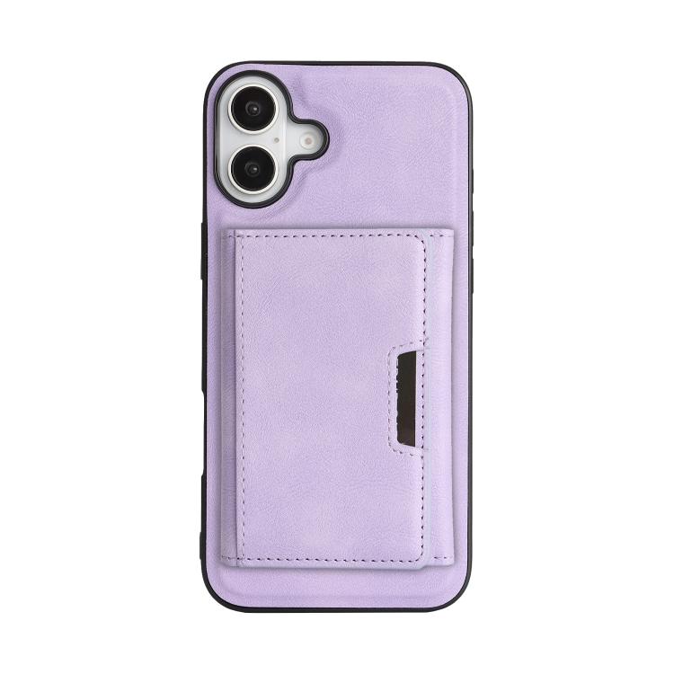 For iPhone 17 Kalebol Strong Magnetic MagSafe Tri-Fold Wallet Leather Phone Case