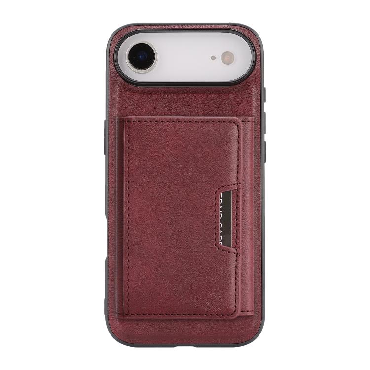 For iPhone Air Kalebol Strong Magnetic MagSafe Tri-Fold Wallet Leather Phone Case