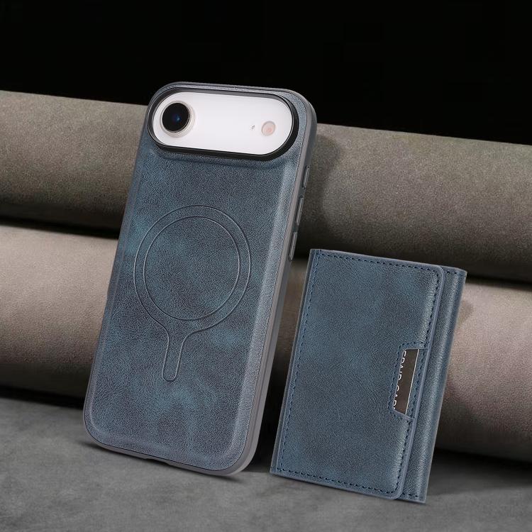 For iPhone Air Kalebol Strong Magnetic MagSafe Tri-Fold Wallet Leather Phone Case