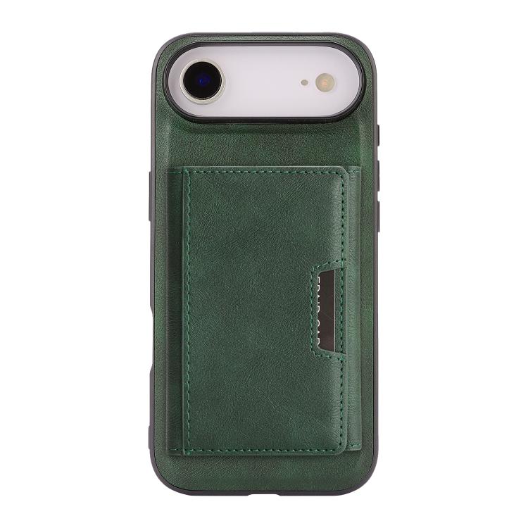 For iPhone Air Kalebol Strong Magnetic MagSafe Tri-Fold Wallet Leather Phone Case