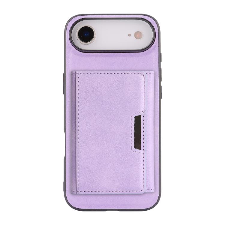 For iPhone Air Kalebol Strong Magnetic MagSafe Tri-Fold Wallet Leather Phone Case