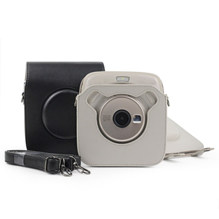 Full Body Camera PU Leather Case Bag with Strap for Fujifilm Instax Square SQ20