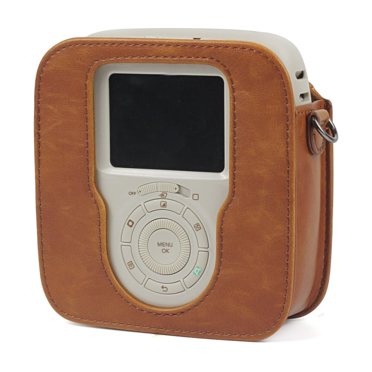 Full Body Camera PU Leather Case Bag with Strap for Fujifilm Instax Square SQ20