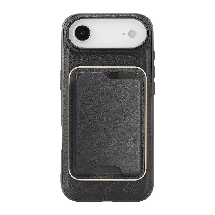 For iPhone Air Kalebol Slim MagSafe Ring Magnetic Card Bag Leather Phone Case