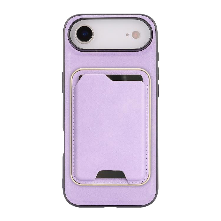 For iPhone Air Kalebol Slim MagSafe Ring Magnetic Card Bag Leather Phone Case