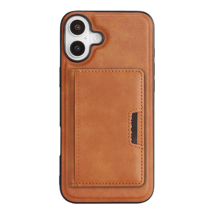 For iPhone 17 Kalebol Strong MagSafe Magnetic Two-Fold Card Bag Leather Phone Case