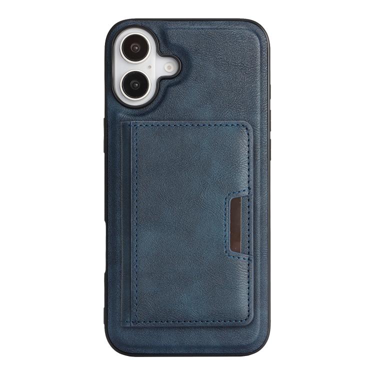 For iPhone 17 Kalebol Strong MagSafe Magnetic Two-Fold Card Bag Leather Phone Case