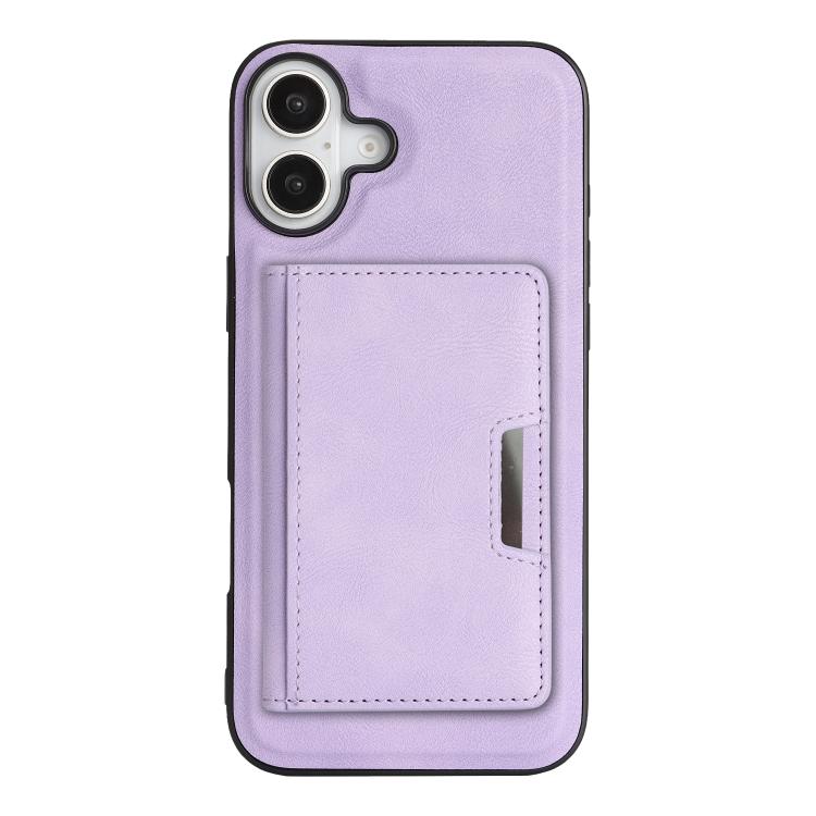 For iPhone 17 Kalebol Strong MagSafe Magnetic Two-Fold Card Bag Leather Phone Case