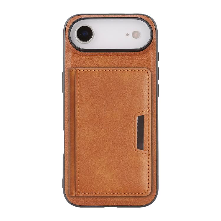 For iPhone Air Kalebol Strong MagSafe Magnetic Two-Fold Card Bag Leather Phone Case
