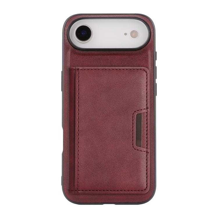 For iPhone Air Kalebol Strong MagSafe Magnetic Two-Fold Card Bag Leather Phone Case