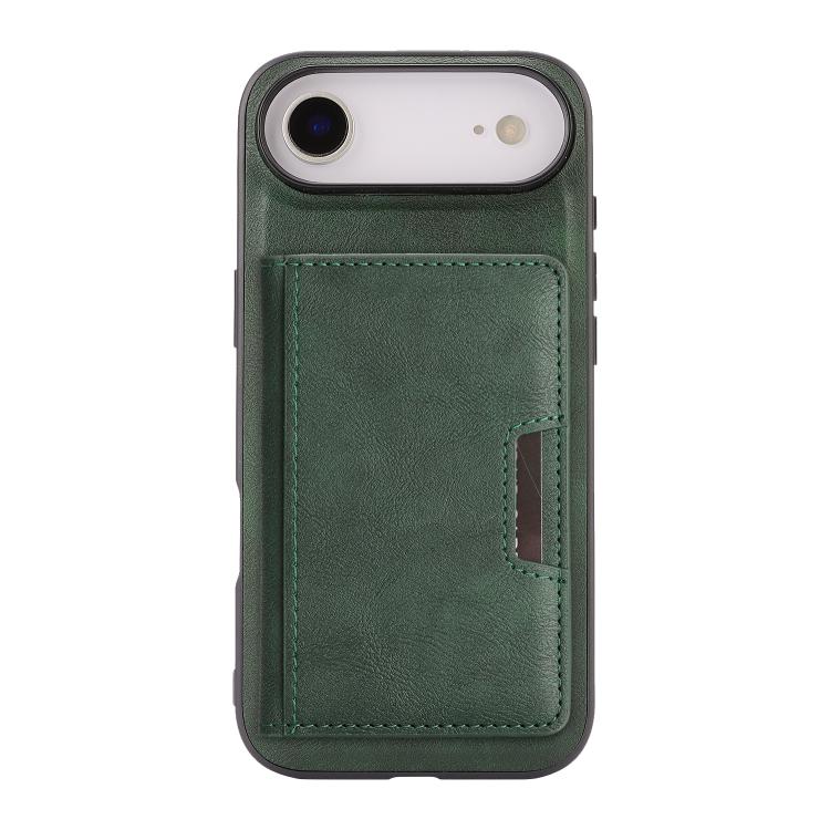 For iPhone Air Kalebol Strong MagSafe Magnetic Two-Fold Card Bag Leather Phone Case
