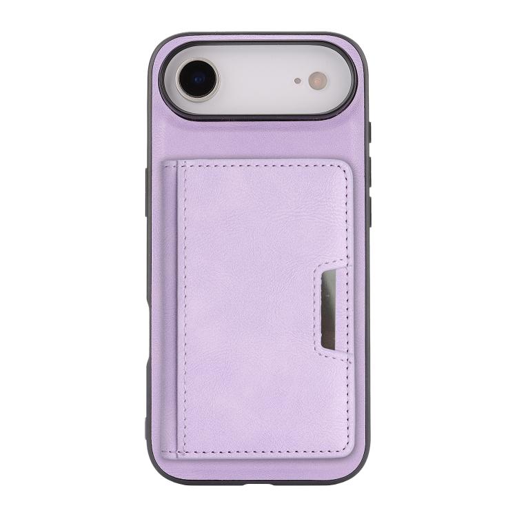 For iPhone Air Kalebol Strong MagSafe Magnetic Two-Fold Card Bag Leather Phone Case