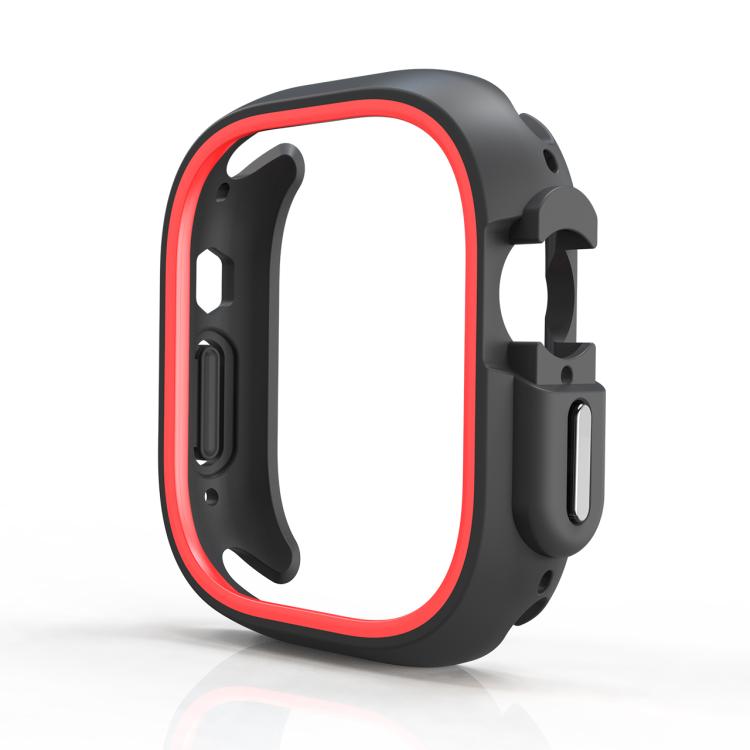 For Apple Watch Ultra 3 / 2 / 1 49mm Two-Color Half Wrap PC Protective Case