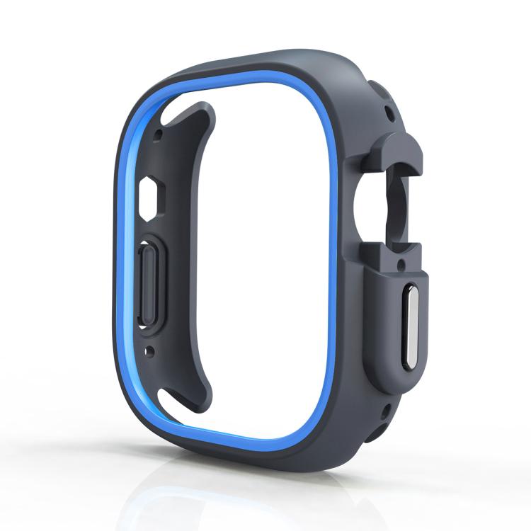 For Apple Watch Ultra 3 / 2 / 1 49mm Two-Color Half Wrap PC Protective Case
