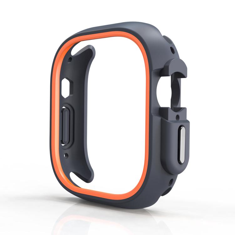 For Apple Watch Ultra 3 / 2 / 1 49mm Two-Color Half Wrap PC Protective Case