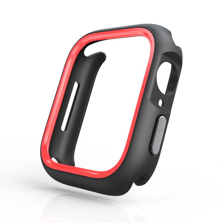 For Apple Watch Series 6 / 5 / 4 / SE 3 / SE 2 / SE 1 44mm / 9 / 8 / 7 45mm Two-Color Half Wrap PC Protective Case