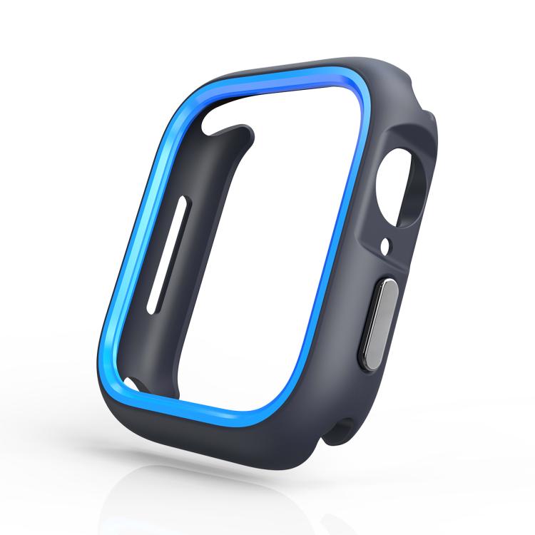 For Apple Watch Series 6 / 5 / 4 / SE 3 / SE 2 / SE 1 44mm / 9 / 8 / 7 45mm Two-Color Half Wrap PC Protective Case